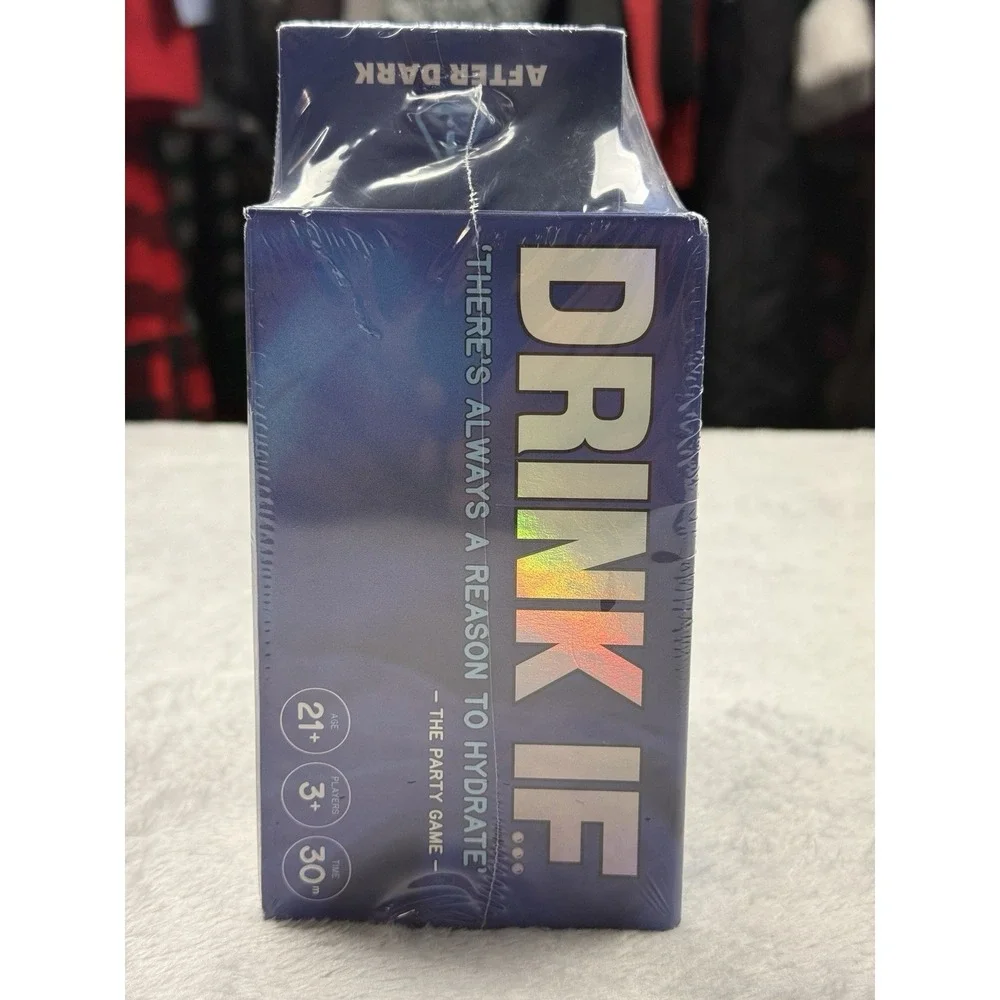 Dyce DRINK IF Card Game + After Dark Expansion, Blue, 800 Qs